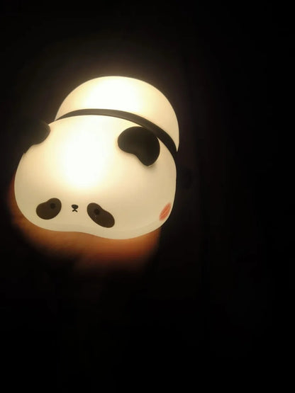 Cute Panda LED Night Lamp – Rechargeable